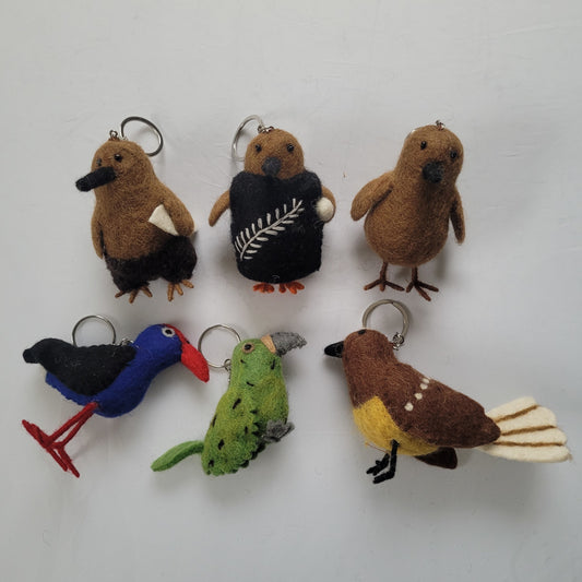 New Zealand native key rings