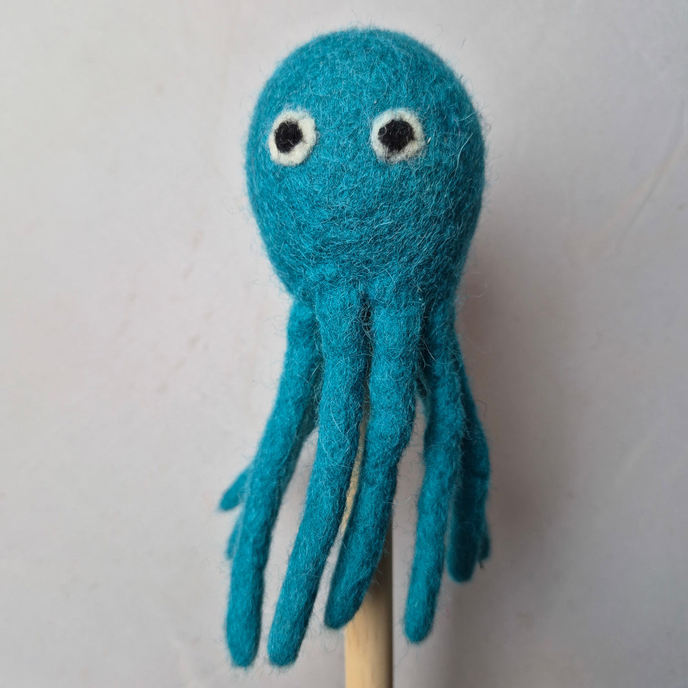 Wool Felt finger puppets SEA LIFE