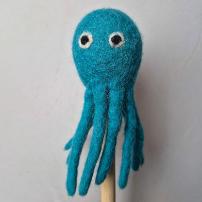 Wool Felt finger puppets SEA LIFE