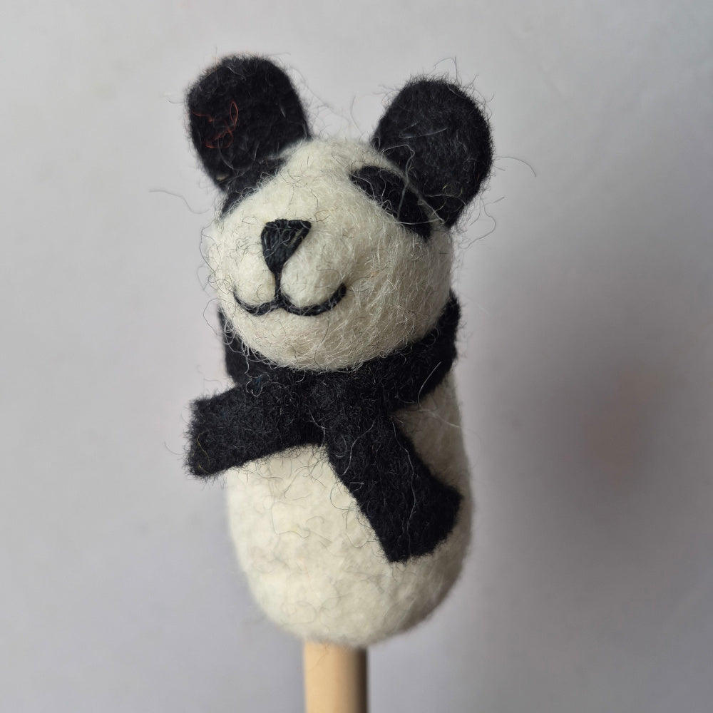 Wool Fellt finger puppets WILD LIFE