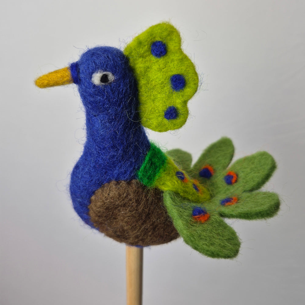 Wool Felt finger puppets WINGED ANIMALS
