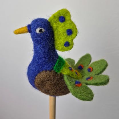 Wool Felt finger puppets WINGED ANIMALS