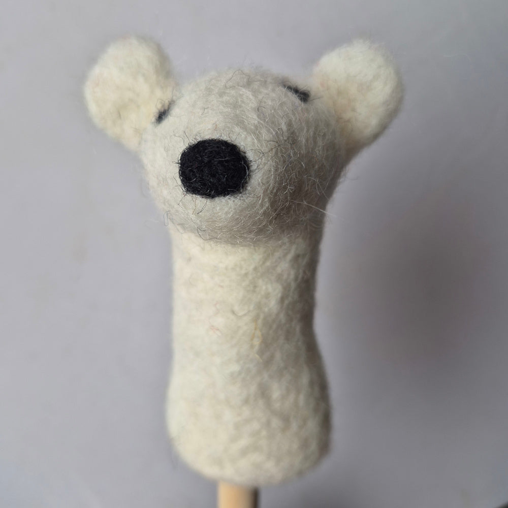 Wool Fellt finger puppets WILD LIFE