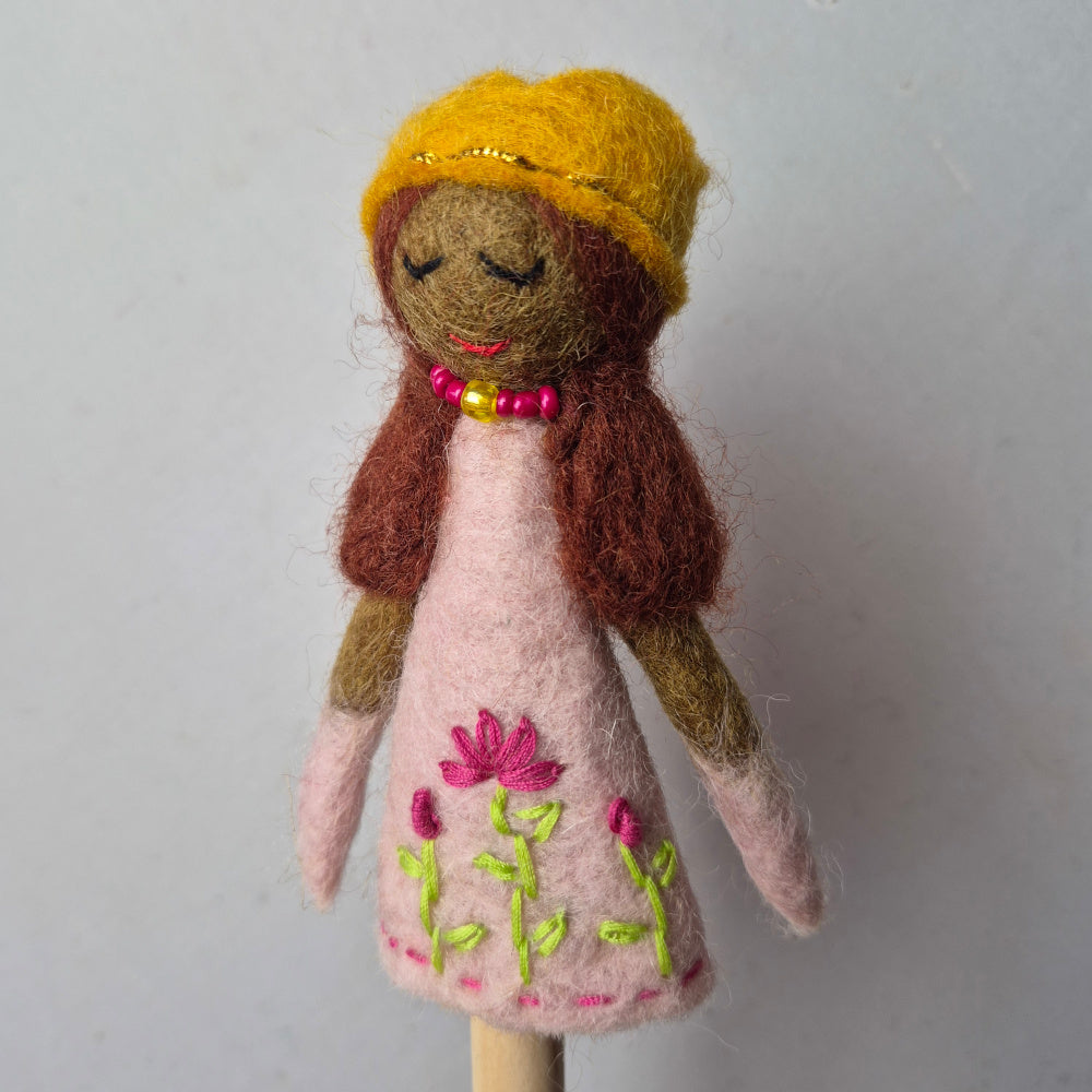 Wool Felt finger puppets FANTASY & PEOPLE