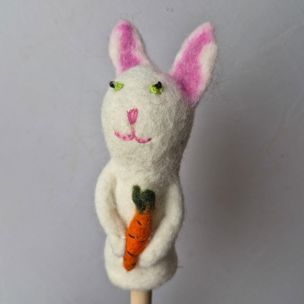 Wool Felt finger puppets FARM ANIMALS