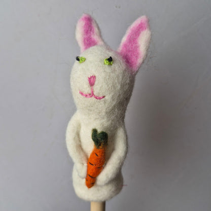 Wool Felt finger puppets FARM ANIMALS