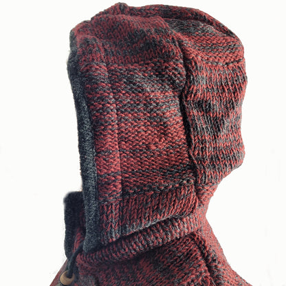 Jacket Red Mix Squares