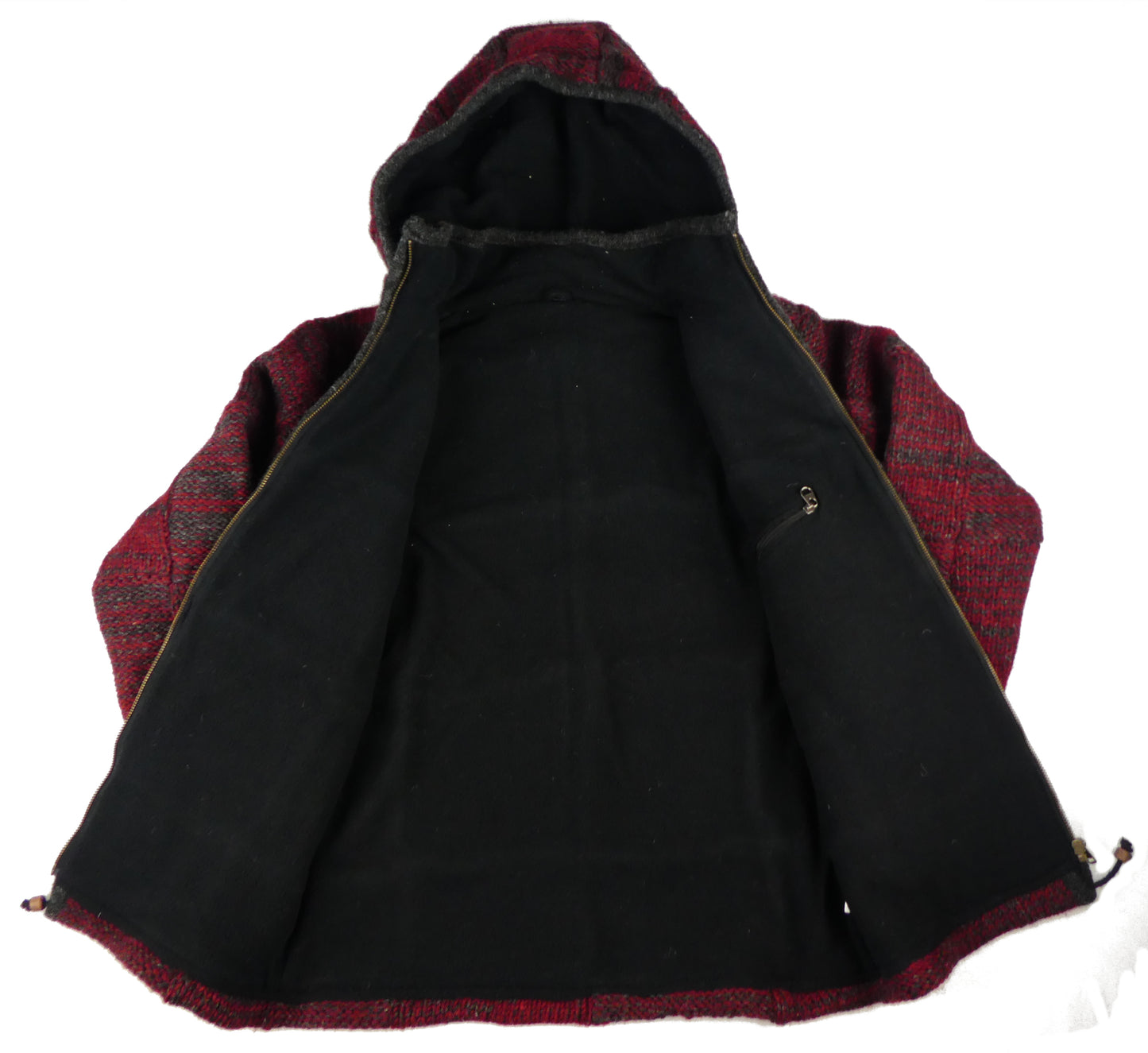 Jacket Red Mix Squares