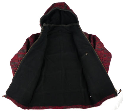 Jacket Red Mix Squares