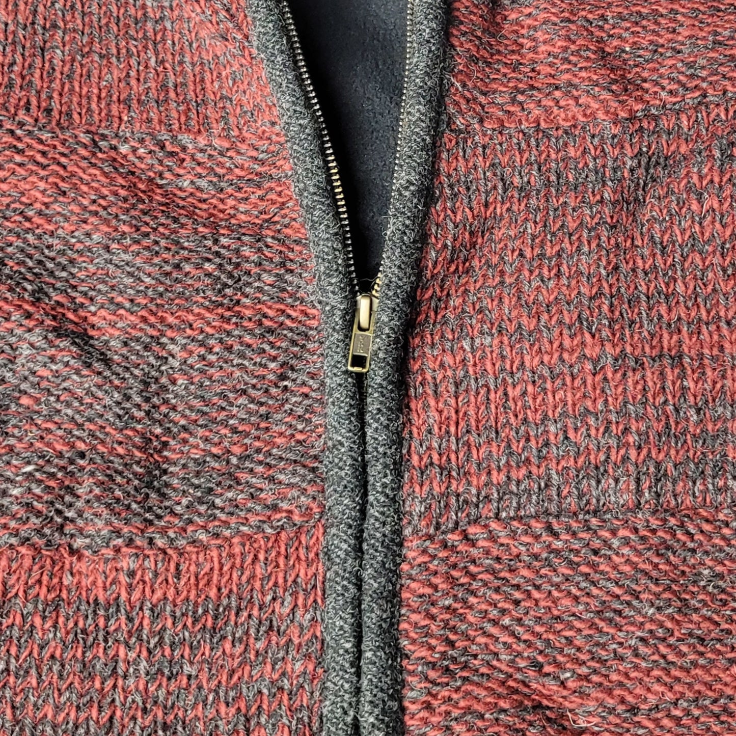 Jacket Red Mix Squares
