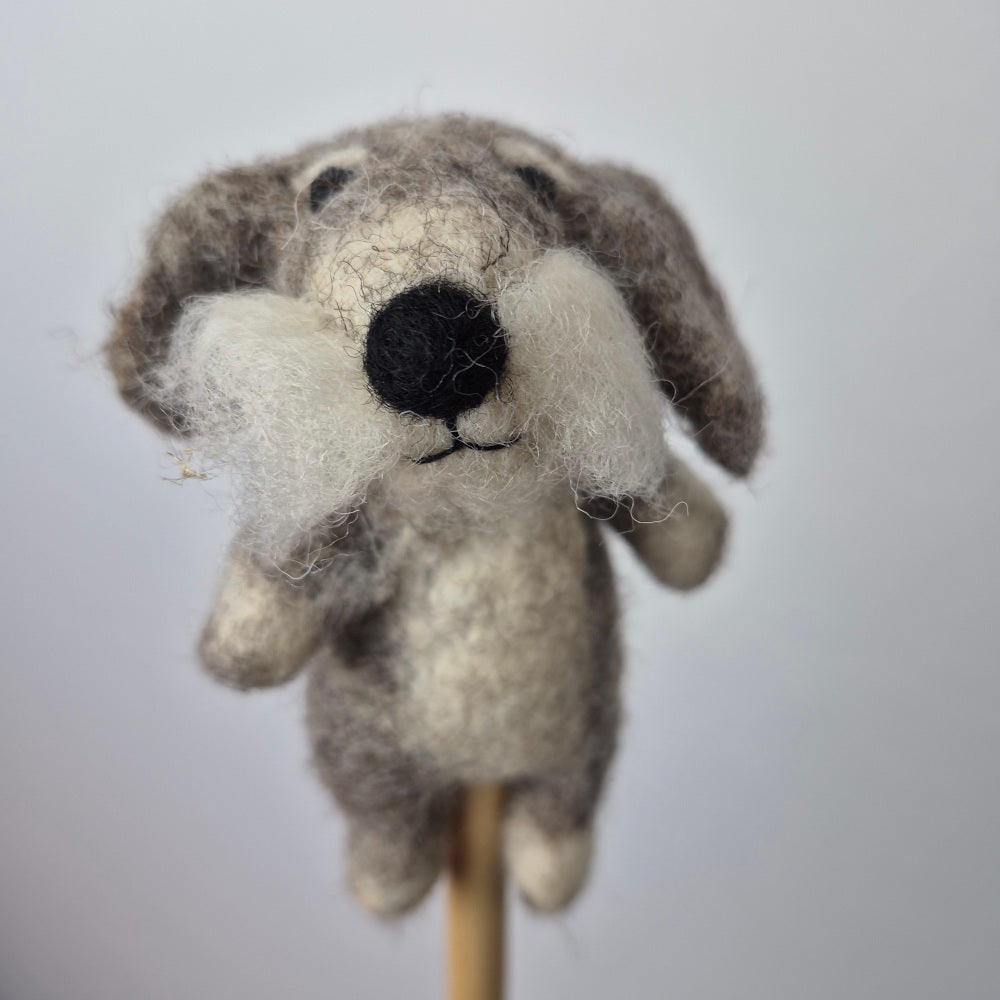 Wool Felt finger puppets CATS & DOGS