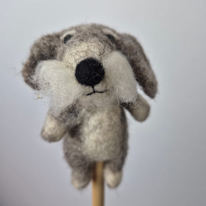 Wool Felt finger puppets CATS & DOGS