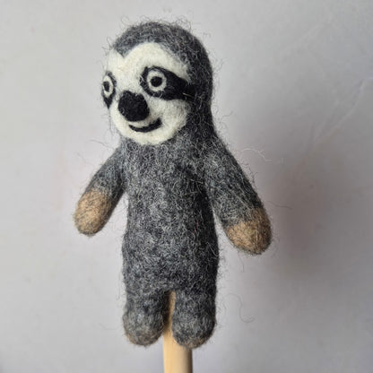 Wool Fellt finger puppets WILD LIFE