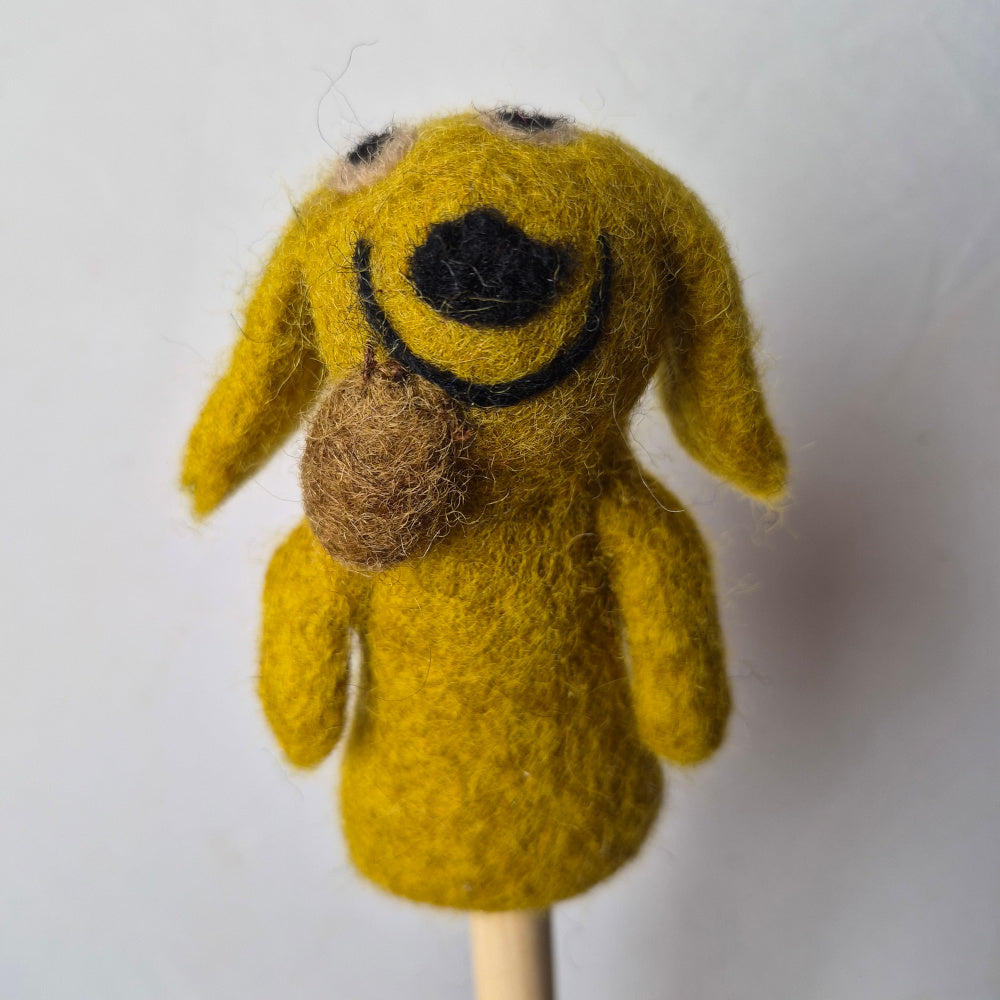 Wool Felt finger puppets CATS & DOGS