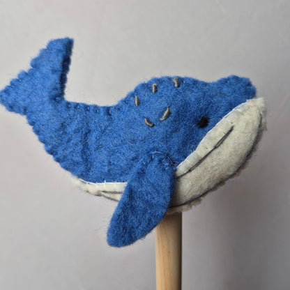 Wool Felt finger puppets SEA LIFE
