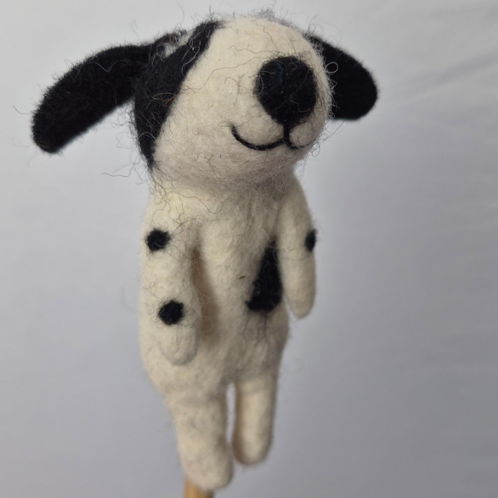 Wool Felt finger puppets CATS & DOGS