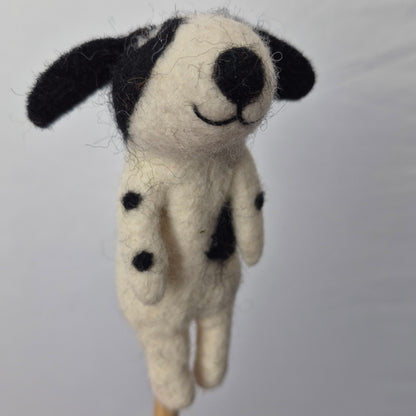 Wool Felt finger puppets CATS & DOGS
