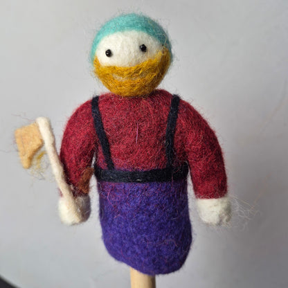 Wool Felt finger puppets FANTASY & PEOPLE