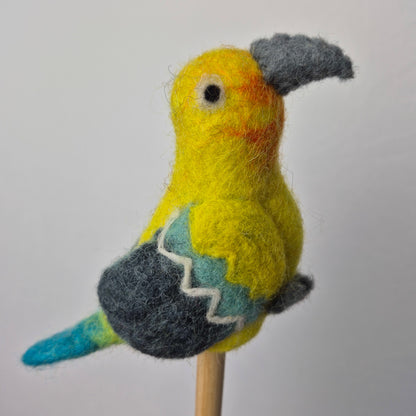 Wool Felt finger puppets WINGED ANIMALS