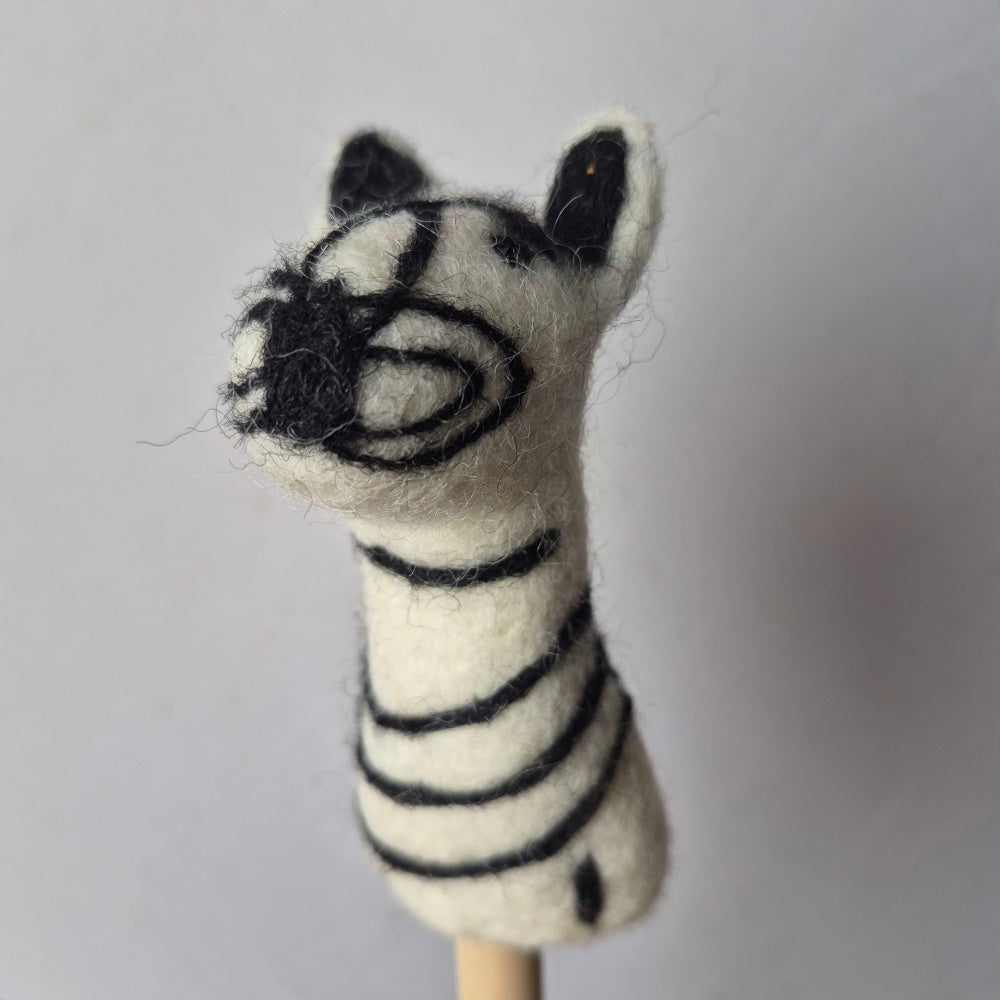 Wool Fellt finger puppets WILD LIFE