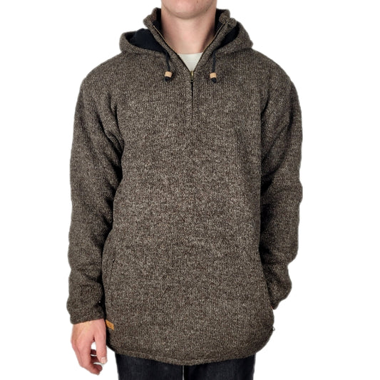 Hood Pull Over Brown