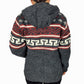 Jacket Aztec Charcoal/White/Red